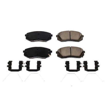 PowerStop Power Stop 2019 Hyundai Elantra GT Front Z17 Evolution Ceramic Brake Pads w/Hardware