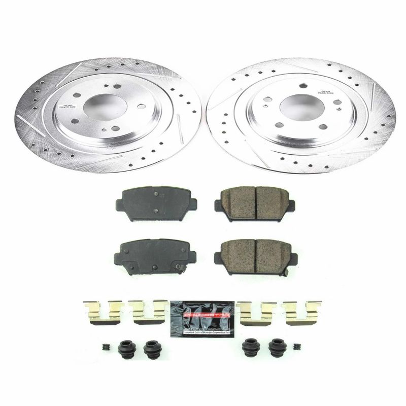 PowerStop Power Stop 2018 Mitsubishi Eclipse Cross Rear Z23 Evolution Sport Brake Kit