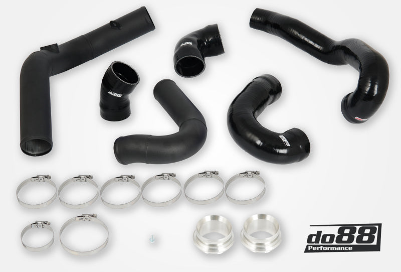 do88 SAAB 9-5 2.8t V6 10-11 Pressure Pipes w/Black Hoses
