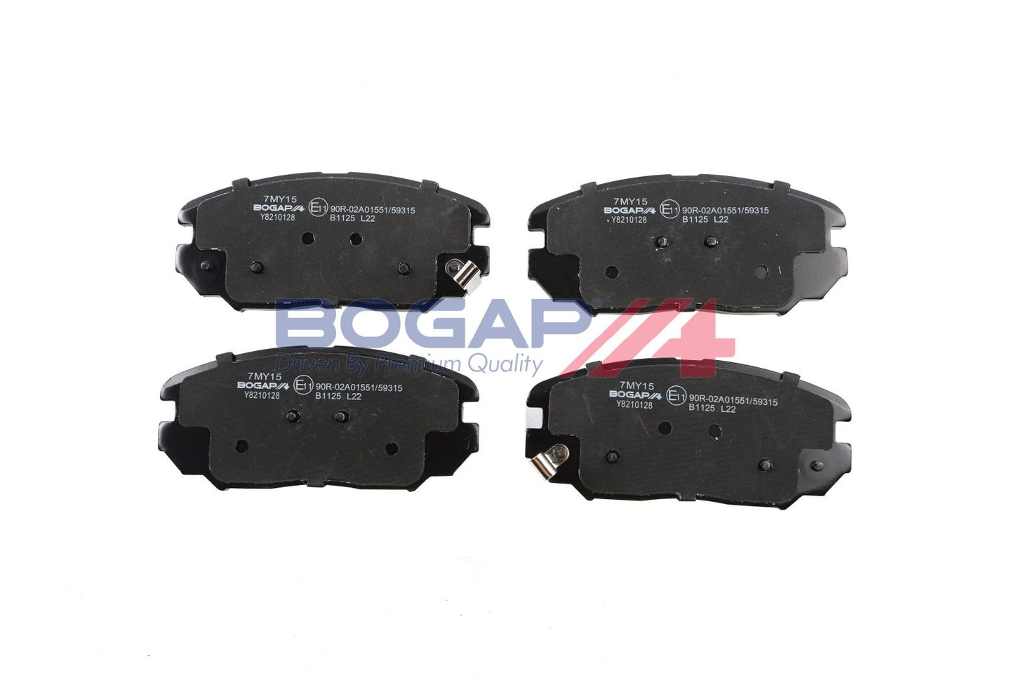 BOGAP Y8210128 Brake Pad Set, Disc Brake | ML Performance Car Parts