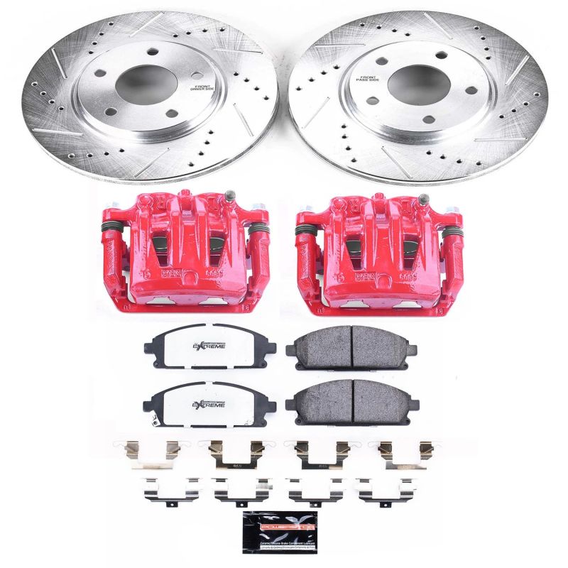 PowerStop Power Stop 04-09 Nissan Quest Front Z36 Truck & Tow Brake Kit w/Calipers
