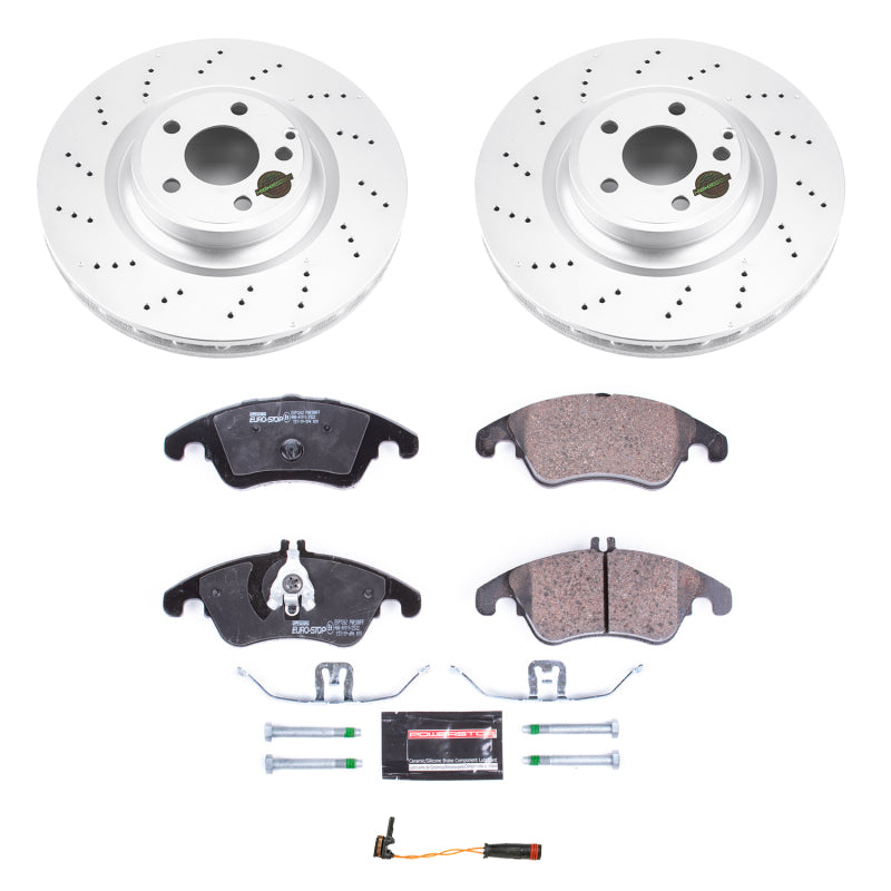 PowerStop Power Stop 17-18 Mercedes-Benz SLC300 Front Euro-Stop Brake Kit