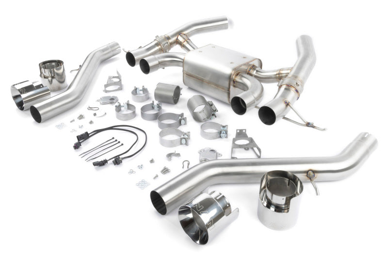 Dinan 23-26 BMW M2 (G87) Valved Axleback Exhaust System - Polished Tips