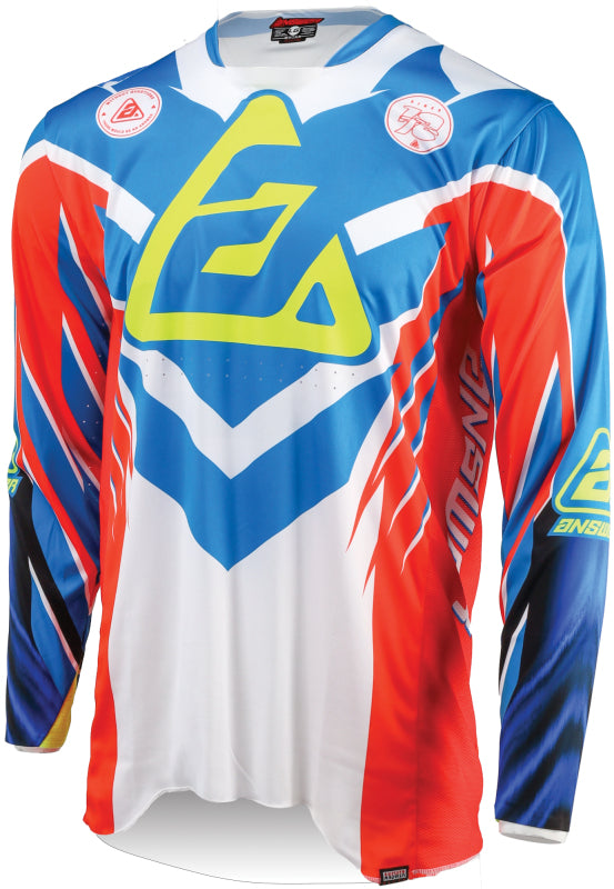 Answer Elite Xotic Jersey Red/White/Blue Youth - Large