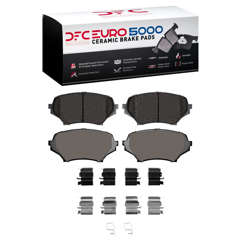 DFC 06-15 Mazda MX-5 Miata Front Euro 5000 Ceramic Brake Pads and Hardware Kit