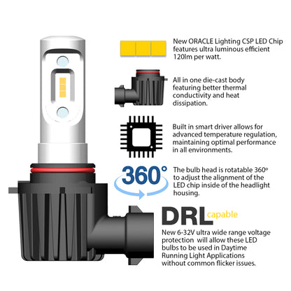 ORACLE Lighting Oracle H1 - VSeries LED Headlight Bulb Conversion Kit - 6000K