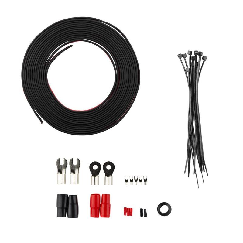 DS18 4-GA Amplifier Install Kit- Red