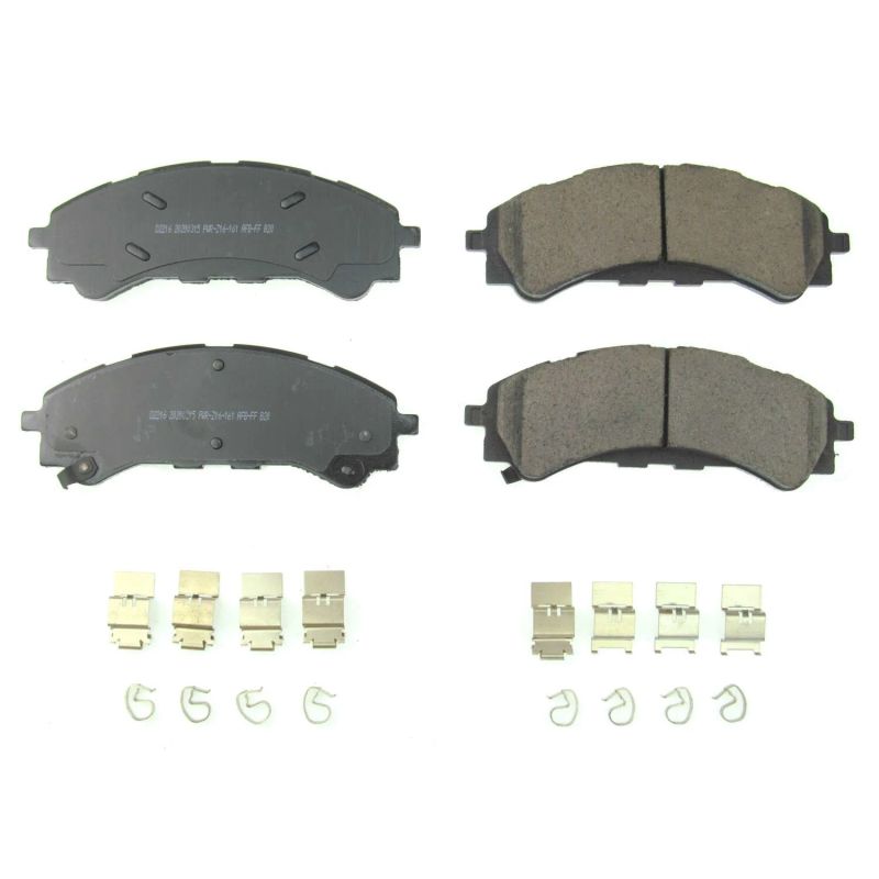 PowerStop Power Stop 2019 Ford Ranger Front Z17 Evolution Ceramic Brake Pads w/Hardware