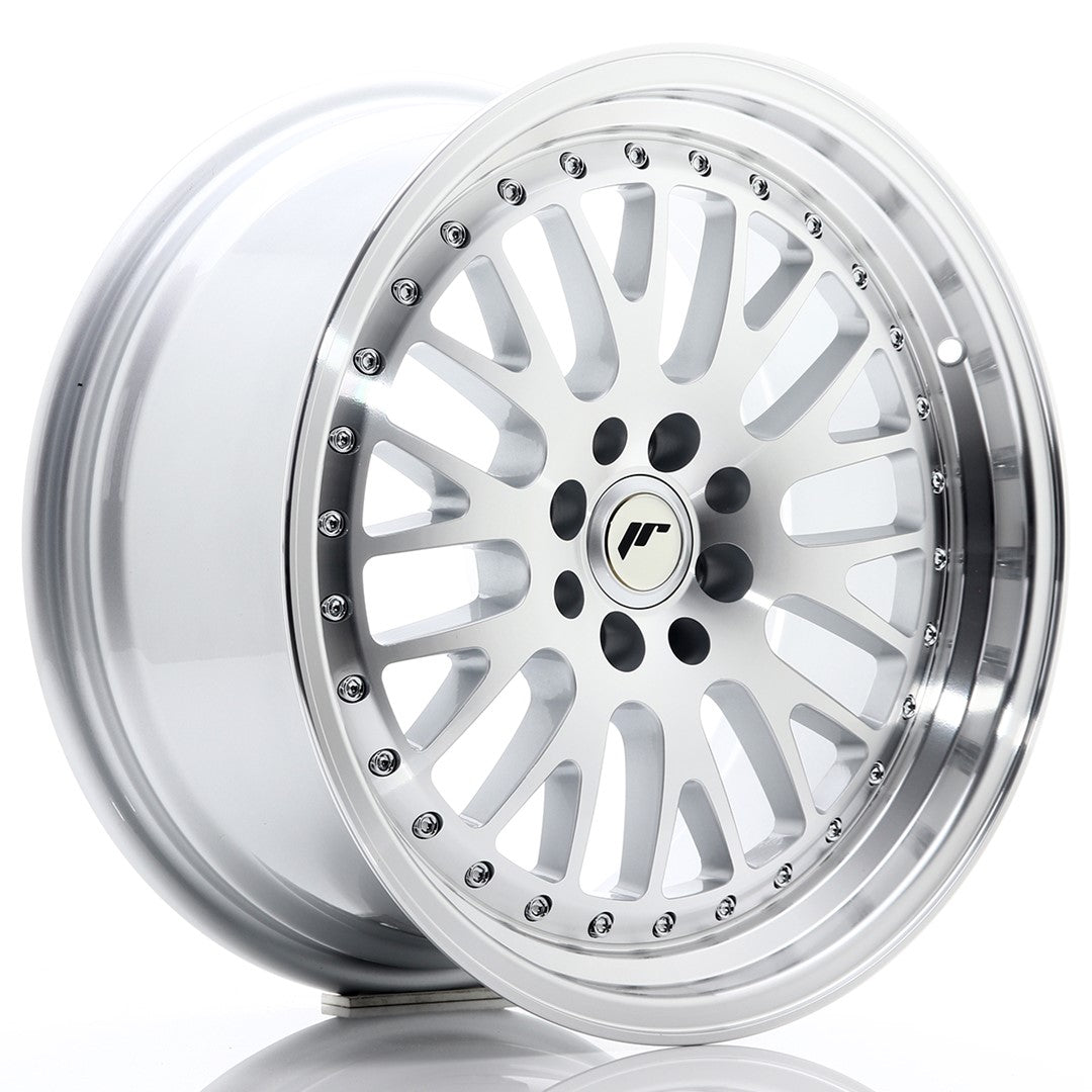 JR Wheels JR10178143574S JR Wheels JR10 17x8 ET35 4x100/108 Silver Machined Face