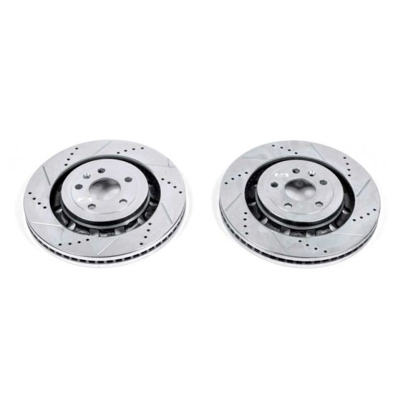 PowerStop Power Stop 13-19 Ford Explorer Front Evolution Drilled & Slotted Rotors - Pair
