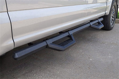 Dee Zee 99-23 Chevrolet/GMC/Dodge/Ford Full Size Truck Hex Cast -Super Cab Side Steps (Txt Blk)