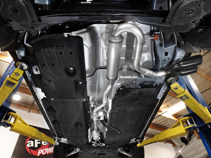 aFe Rebel Series 2-1/2in 304 Stainless Steel Cat-Back w/ Black Tip Ford Maverick 22-26 L4-2.5L FWD