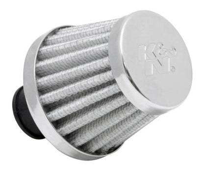 K&N Engineering K&N 2in Base OD x .375in Flange ID x 1.75in H Rubber Base Crankcase Vent Filter - White