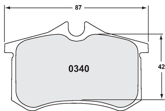 PFC 0340.97.15.44 REAR BRAKE PADS RACE 97 CMPD 15MM RENAULT MEGANE RS 1.8L 2018