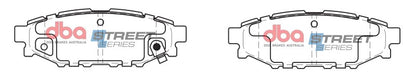 DBA 13-16 Scion FR-S (Solid Rear Rotor) Street Series Rear Brake Pads