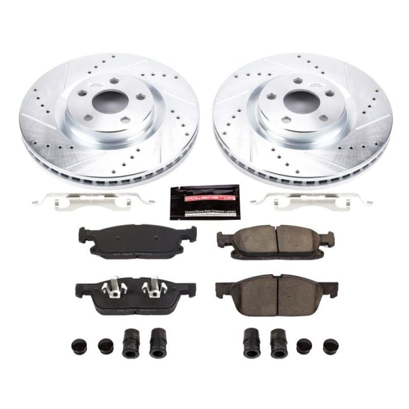 PowerStop Power Stop 15-19 Ford Edge Front Z23 Evolution Sport Brake Kit