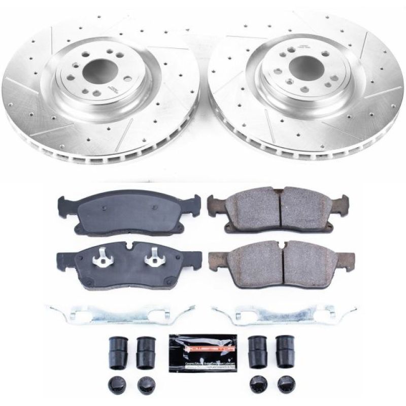 PowerStop Power Stop 13-16 Mercedes-Benz GL450 Front Z23 Evolution Brake Kit