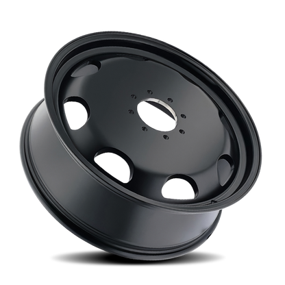 Cali Off-Road 9110D Summit Dually 24x8.25 / 8x165.1 BP / 100mm Offset / 116.7mm Hub Matte Blk Wheel