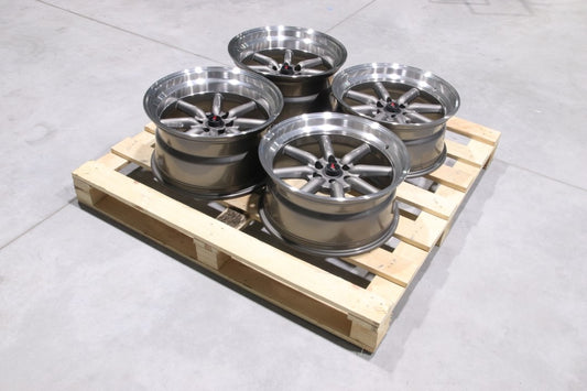 JR Wheels SET-JR#107 Set of JR19 17x8 ET0 + 17x9 ET-25 3x112 Gun Metal