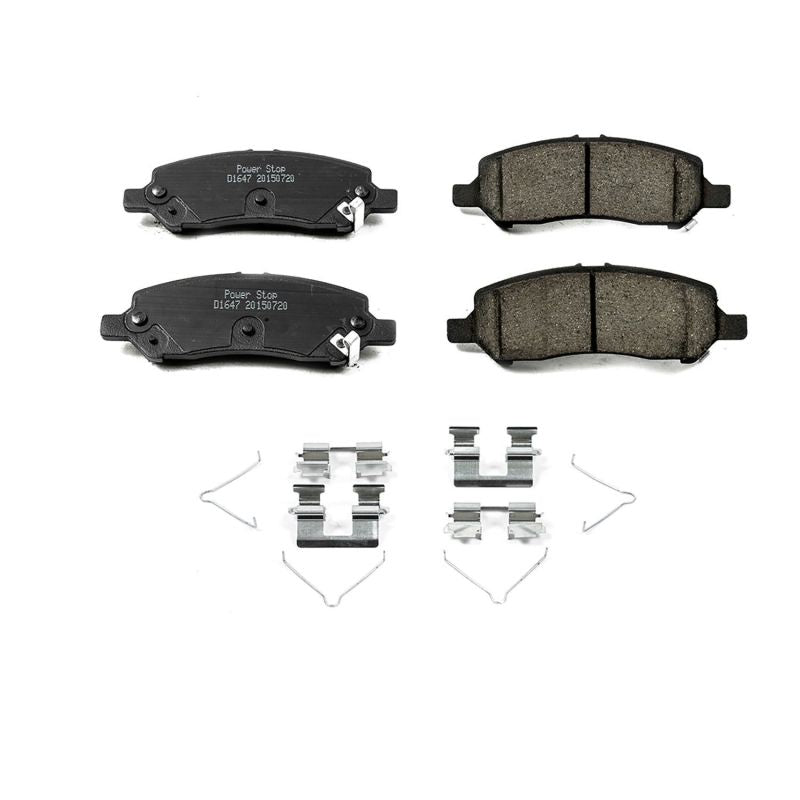 PowerStop Power Stop 13-16 Dodge Dart Rear Z17 Evolution Ceramic Brake Pads w/Hardware