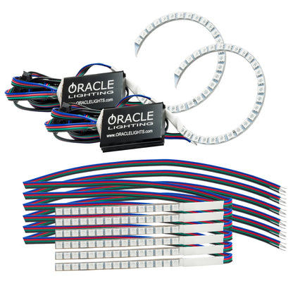 ORACLE Lighting Oracle 18-21 Ford Mustang DRL Upgrade w/ Halo Kit - ColorSHIFT w/o Controller
