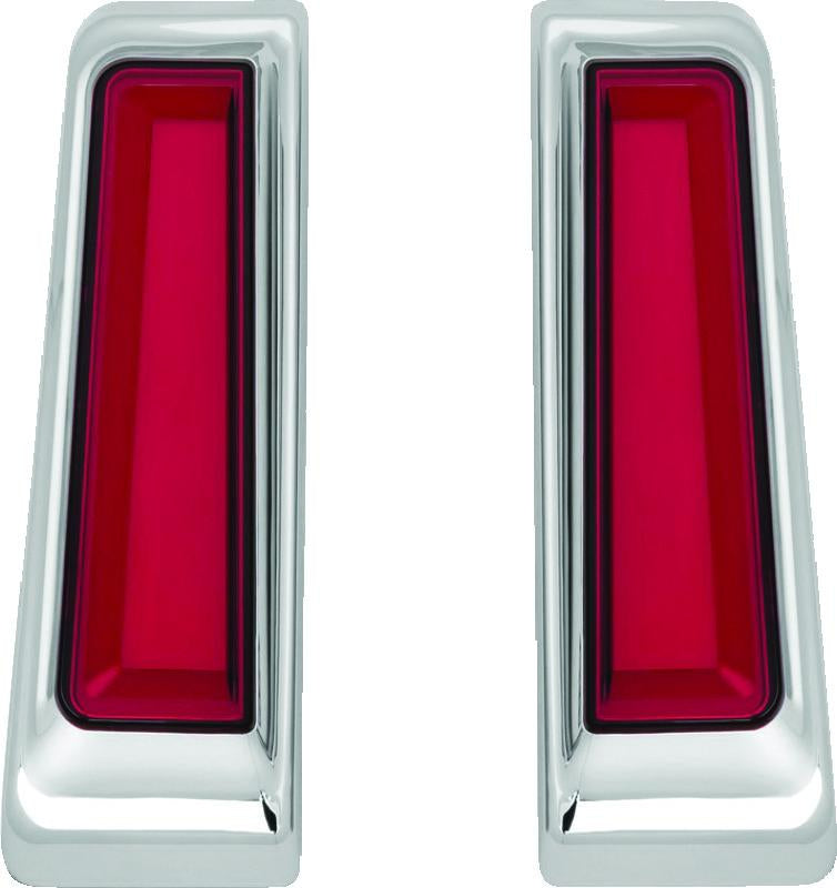 Kuryakyn Tracer L.E.D. Inserts For Saddlebag Supports Chrome
