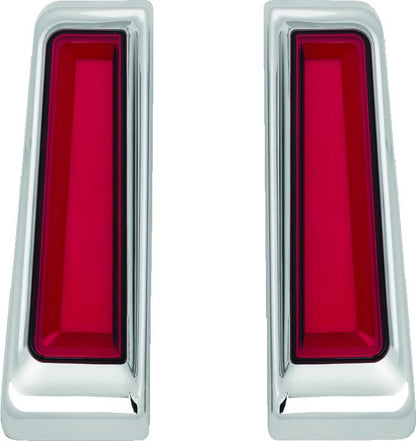 Kuryakyn Tracer L.E.D. Inserts For Saddlebag Supports Chrome