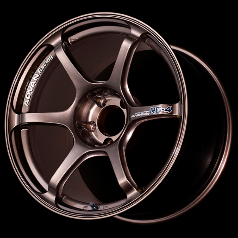 Advan RG-4 17x8.0 / +48 Offset / 5x100 / 63mm Bore / Racing Copper Bronze