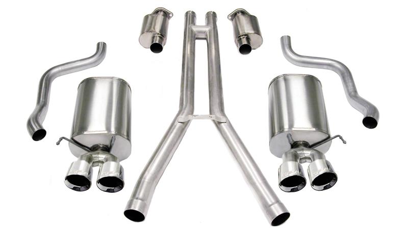CORSA Performance Corsa 2004-2008 Cadillac XLR 4.6L Polished Sport Cat-Back Exhaust