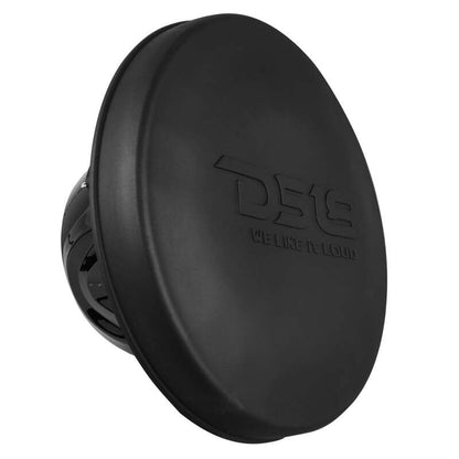 DS18 NXL-M Series Speaker w/ RGB LED Lights 8in 2-Way 125 Watts RMS 4 ohm Black Crbn Fiber w/ Cover