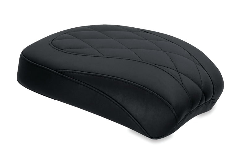 Mustang Motorcycle Mustang 00-15 Harley Softail Standard Rear Tire Wide Tripper Passenger Seat Diamond Stitch - Black