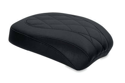 Mustang Motorcycle Mustang 00-15 Harley Softail Standard Rear Tire Wide Tripper Passenger Seat Diamond Stitch - Black