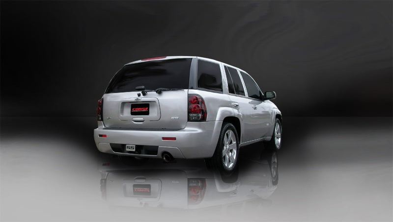CORSA Performance Corsa 2006-2008 Chevrolet Trailblazer SS 6.0L V8 Black Sport Cat-Back Exhaust
