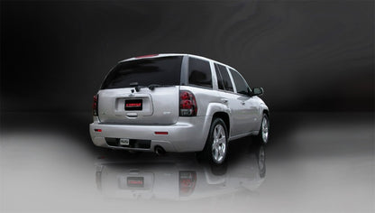 CORSA Performance Corsa 2006-2008 Chevrolet Trailblazer SS 6.0L V8 Black Sport Cat-Back Exhaust