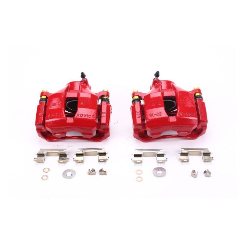 PowerStop Power Stop 2006 Lexus GS300 Front Red Calipers w/Brackets - Pair