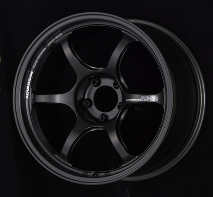Advan RG-D2 18x8.0 +47 5x100 Semi Gloss Black Wheel