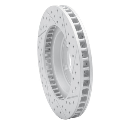 R1 Concepts R1 67-67 Ford Galaxie 500 Front Left Drilled & Slotted Geo-Carbon Rotor