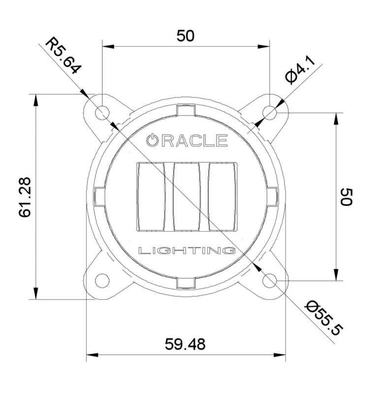 ORACLE Lighting Oracle 60mm 15W Low Beam LED Emitter - Amber
