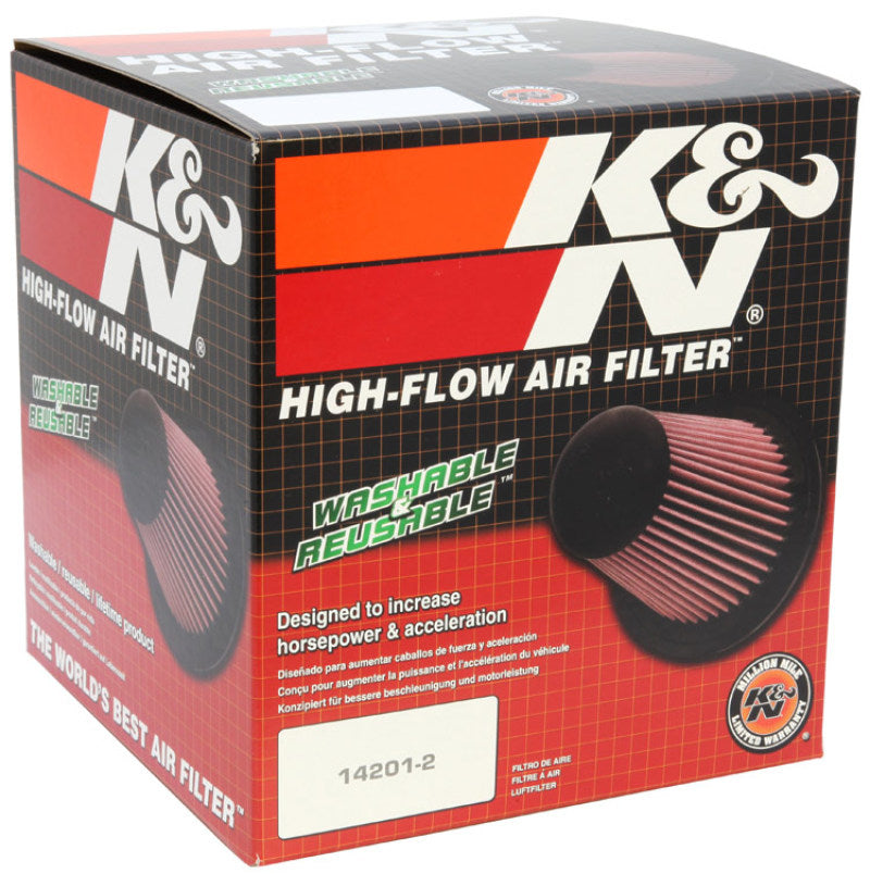 K&N Engineering K&N Filter Universal Air Filter Carbon Fiber Top With 6in Flange x 7.5in Base x 6in H