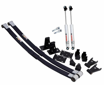 Ridetech 73-87 Chevrolet C10 Composite Leaf Springs w/ RQ-S Shocks - 6in Drop - Rear