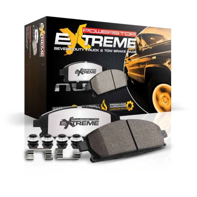 PowerStop Power Stop 16-17 Chevrolet LCF 4500 Front or Rear Z36 Truck & Tow Brake Pads w/Hardware