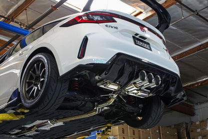 Remark 2023+ Honda Civic Type-R (FL5) Triple Tip Cat-Back Exhaust w/ Triple Tip & Front Pipe