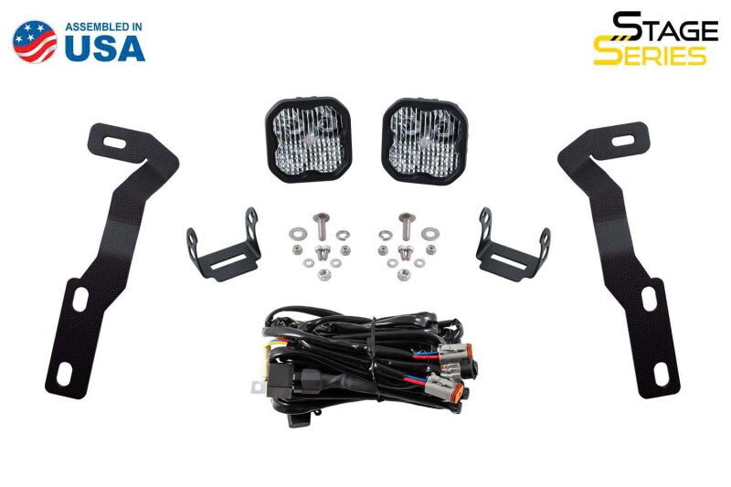 Diode Dynamics 16-21 Toyota Tacoma Stage Series Ditch Light Bracket Kit