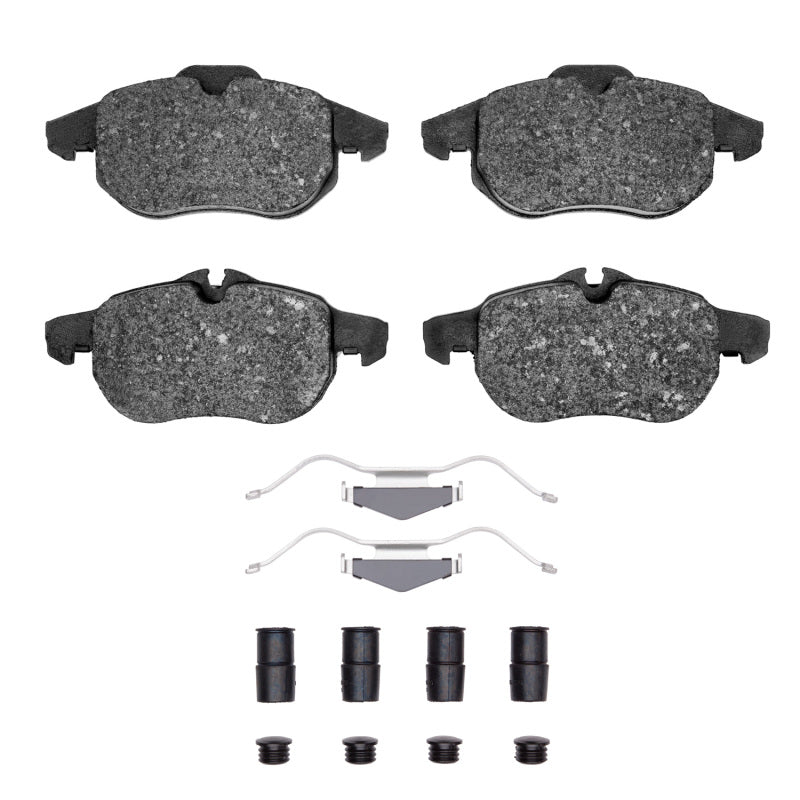 DFC 03-05 Saab 9-3 Front 5000 Advanced Low Metallic Brake Pads and Hardware Kit