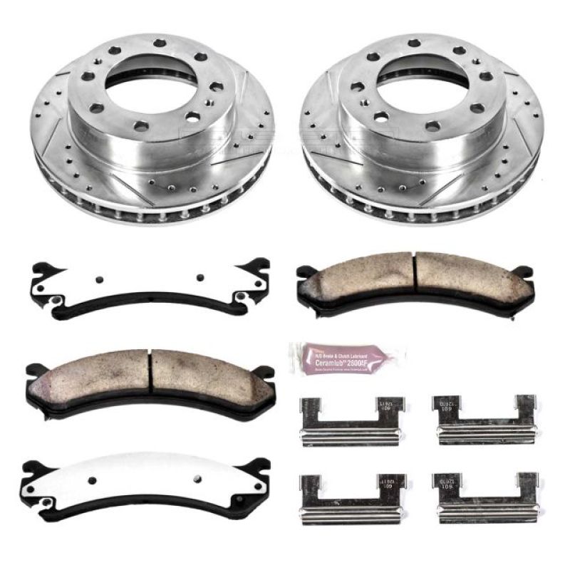 PowerStop Power Stop 00-05 Cadillac DeVille Front Z36 Truck & Tow Brake Kit