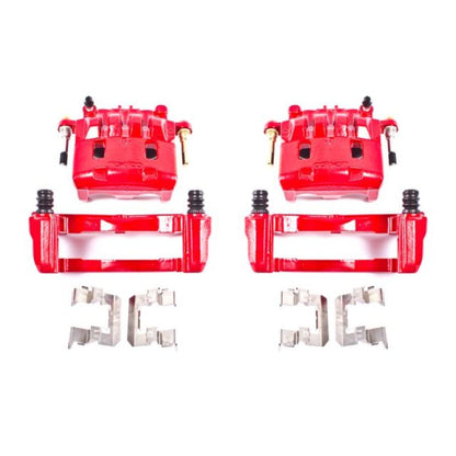 PowerStop Power Stop 16-17 Subaru Crosstrek Front Red Calipers w/Brackets - Pair