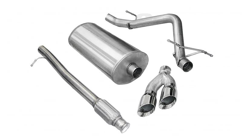 CORSA Performance Corsa 2010-2013 Chevrolet Silverado Crew Cab/Short Bed 1500 4.8L V8 Polished Sport Cat-Back Exhaust