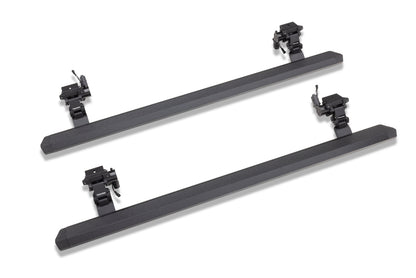 Go Rhino RealTruck 20-24 Jeep Gladiator CC 4dr VoltStep Electric Running Board Kit - Bedliner Coating