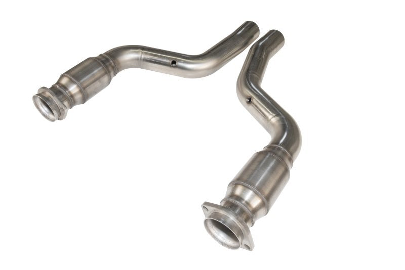 Kooks Headers Kooks 08-15 Dodge Charger/Challenger SRT8 3in x OEM SS GREEN Catted Connection Pipes