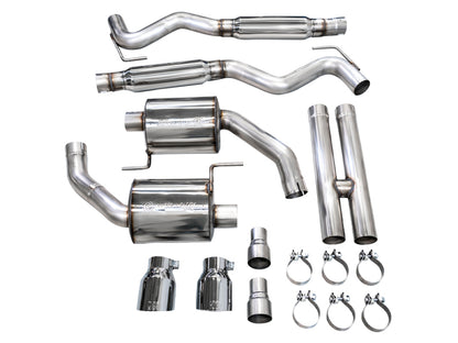 AWE Tuning 2024 Ford Mustang GT Fastback S650 RWD Touring Catback Exhaust w/ Dual Chrome Silver Tips